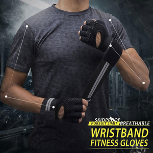 Waterproof Leather <b>Gloves</b> for Gym Training & Fitness Workout for Heavy Exercise & Body Building for <b>Bowling</b> & Driving - Product Image 4