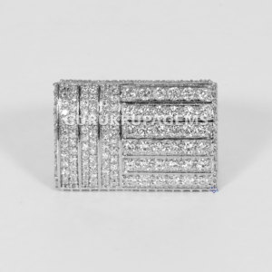 Most Popular Moissanite Diamond Round Cut <b>Iced</b> Out in 925 Sterling Silver Hip Hop <b>Rings</b> for Men With Enhanced VVS Clarity - Product Image 1