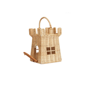 Chất lượng cao wicker lâu đài Túi đồ chơi trẻ em bán buôn Nhà cung cấp hàng đầu Bán Nấm mây giỏ cho bé - Product Image 2