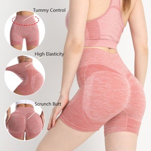 Pantalones Cortos Deportivos de Yoga de Cintura Alta para Mujer, Pantalones Ajustados Moldeadores, para Fitness al Aire Libre - Product Image 3