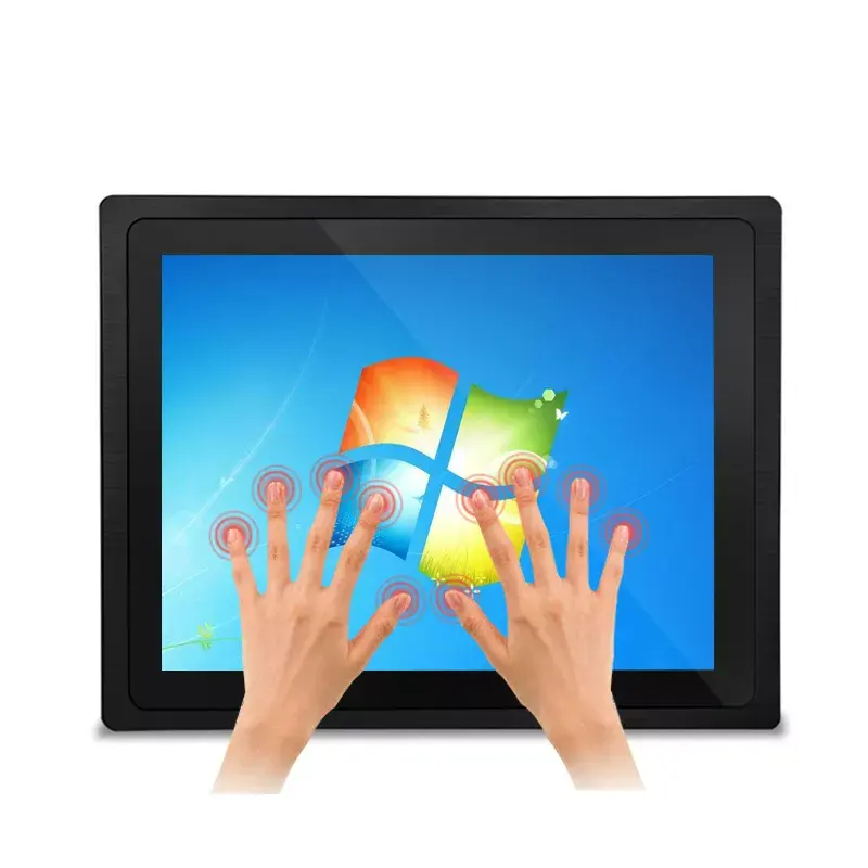 21,5'' J1900 I3 I5 Wandhalterung IP65 All-in-One-Touchscreen Full HD Industriepanel PC kapazitiver Touchscreen