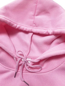 Venta al por mayor de productos calientes logotipo personalizado Sudadera con capucha de lana de las mujeres de peso pesado liso grueso Sudadera con capucha y sudaderas personalizadas de lana - Product Image 3