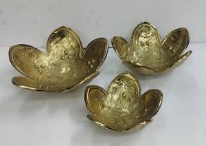 Tazón de postre y dátiles hecho a mano con patrón de aspecto elegante de Color dorado de aluminio, tazón dulce hecho a mano de alta calidad, forma personalizada - Product Image 5