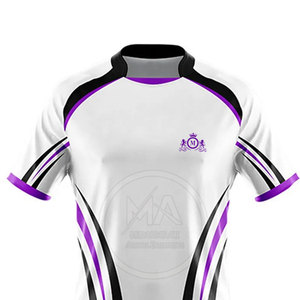 Uniforme de Rugby de manga corta hecho de alta calidad, gran oferta, bajo MOQ, transpirable, último diseño, uniforme de Rugby - Product Image 5