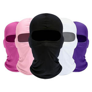 Masque facial en coton 100% de haute qualité, tendance et en gros, protection UV, léger, noir - Product Image 2