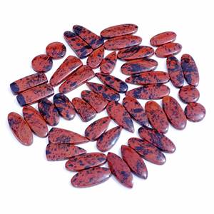 Direct Factory Supply Mahogany <b>Obsidian</b> Quartz Cabochon Natural Loose Pair Gemstones for Jewelry Making on Sale! - Product Image 4