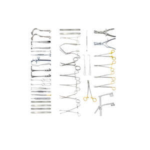 Caja de Instrumentos para Toracotomía, Juego de Instrumentos Quirúrgicos, Manual, Certificado CE, Acero Inoxidable Estándar Alemán - Product Image 1