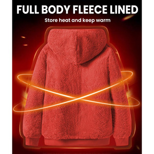 Sweat-shirts à capuche oversize pour hommes, personnalisables avec logo, collection hiver 2026, 100 % coton numérique, écologiques, à épaules tombantes et col à capuche - Product Image 2