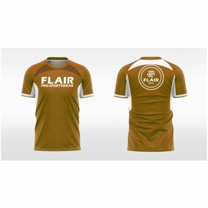 Maillot de football 100% polyester de meilleure qualité Design personnalisé respirant confort devant court coupe automatisée Service OEM disponible - Product Image 6