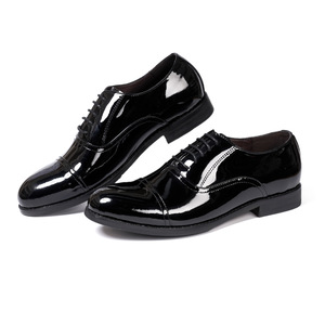 Chaussures Oxford de luxe pour hommes en cuir de vachette respirant, à lacets, idéales pour mariage, bureau et travail - Product Image 3