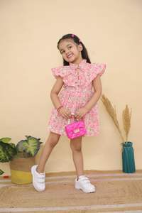 ชุดเดรสสำหรับเด็กผู้หญิงพิมพ์ลายดอกไม้สำหรับฤดูร้อนดีไซน์เนอร์ออกแบบได้ตามต้องการ - Product Image 6