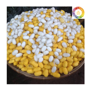 Tơ tằm tự nhiên nguyên chất làm từ bông, nguyên liệu thô dùng cho việc làm sạch da mặt và tẩy tế bào chết. - Product Image 1