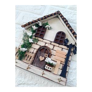 Appendiabiti portachiavi 23X25 Cm in legno Psacraft - Product Image 5