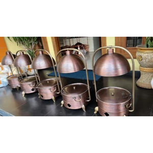 Modern Round Chaffing Dishes <b>Buffet</b> <b>Warmer</b> Chaffing Dish for Party Banquet Dining <b>Food</b> <b>Server</b> Chaffing Dishes - Product Image 3