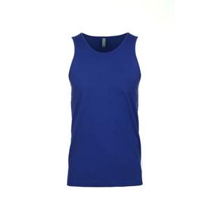 Débardeurs en coton unisexe Bella Canvas bleu marine - Product Image 1