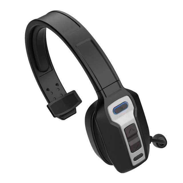 Single Ear Bluetooth 5.2 Headset with ENC Noise Cancellation, Wireless Office Headphone for Call Center/Business/Drivers