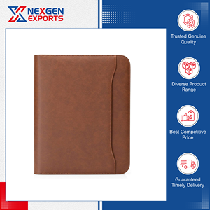 Nexgen Exports Leather Presentation Folder-Customized Design Color High Quality Model Leather Portfolio Folder-07 <b>Planner</b> for - Product Image 6