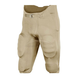 Professional American Football <b>Pants</b> for Men Training with Built-In <b>Pads</b> Plus Size Breathable & Quick Dry 100% Polyester - Product Image 2
