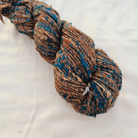 Fil de soie naturel Tussar 100% non teint, poids fin, tricot à la main, tissage, broderie, fil à anneaux teint, écologique, recyclable
