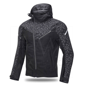 Fasmic Sport's Veste souple imperméable style High Street pour homme 100% polyester avec fermeture éclair - Product Image 2