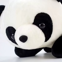 Peluche Panda, jouet en peluche, poupée en peluche, décoration de chambre d'enfant, cadeau d'anniversaire