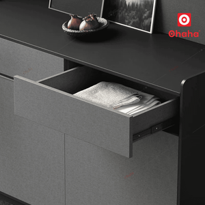 Armoires de cuisine multifonctionnelles avec plusieurs compartiments et un comptoir de bar - TB075 - Product Image 2