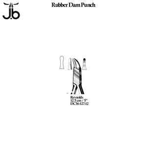 Pinzas Perforadoras de Goma Dental de Acero, Instrumentos Dentales Manuales de Alta Calidad Grado A+ - Product Image 5