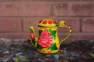 Patrón de Arte de camión tradicional Chainak de té, tetera de Arte de camión elegante, teteras de Arte de camión al por mayor - Product Image 5