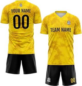 Custom Full Sublimation Soccer Uniforms Breathable Patterned <b>Football</b> Jerseys <b>Personalised</b> Team Training Sportswear Sets - Product Image 6