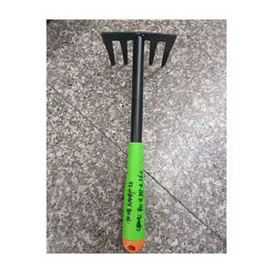 คราดสวนขนาดกะทัดรัดแบบสั้นพร้อมด้ามจับที่ทนทานใช้งานได้อย่างมีประสิทธิภาพเครื่องมือใช้งานสะดวกเกรดดีและราคาดีมาก - Product Image 1