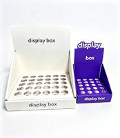 Boîte de présentation en carton ondulé personnalisée, boîte de présentation de table en papier, présentoir de comptoir PDQ, boîte de présentation en carton pour la vente au détail