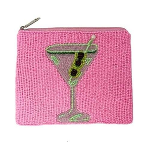 Customized seed bead embroidery <b>coin</b> <b>pouches</b> for women gift Fashion beaded <b>coin</b> <b>pouch</b> clutch made with seed beads - Product Image 2