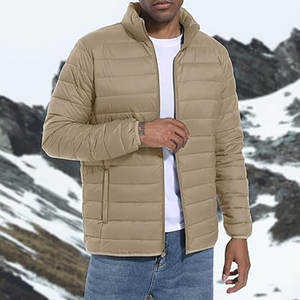 Veste matelassée d'hiver légère et isolante pour homme Chaude, confortable Veste à bulles Temps froid Couleurs personnalisées Broderie Impression sur écran - Product Image 6