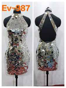 Rajgadhia exporte taille personnalisée couleur robe de soirée 116 plein perlé travail manuel luxe naturel tour de taille pour les fêtes de mariage quantité minimale de commande 5 - Product Image 3