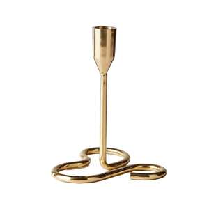 Candelabro de aluminio plateado minimalista moderno hecho a mano, nuevo diseño de lujo, candelabro de cristal para boda, Navidad, decoración del hogar - Product Image 5