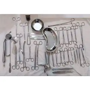 Conjunto de instrumentos cirúrgicos para cesariana, 39 peças, pinças de aço alemão para punhos, presilhas para o espelho vaginal, braçadeiras para polegar, para fazer cirurgia cesariana