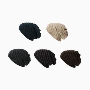 100% Acrylic Customized Sports Baggy <b>Slouch</b> Double-Laver Winter Warm Soft Knit <b>Slouch</b> <b>Beanie</b> Hat MS-BC-012 - Product Image 4