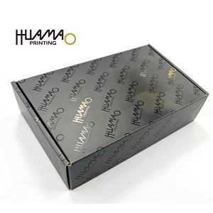 Recyclable Corrugated Box Black shipping box for Tech Accessories Custom Packaging for Earbuds <b>Charging</b> <b>Cable</b> Phone Case Set - Product Image 2