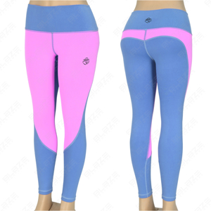 BLAZE SPORTS WEAR Leggings de yoga à taille haute très élastiques, extensibles dans les 4 sens, 75% nylon 25% élasthanne, 220 g/m², séchage rapide, longueur intégrale - Product Image 1
