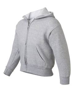 Veste à capuche zippée éco intelligente de haute qualité pour garçons pulls à capuche athlétiques en polaire de grande taille avec impression en relief XS - Product Image 1