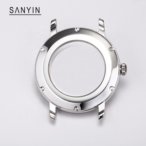 316L Stainless Steel <b>Watch</b> <b>Case</b> 41mm Sapphire Glass Fit Miyota 8215 Automatic Movement OEM Custom Wristwatch Accessories - Product Image 3