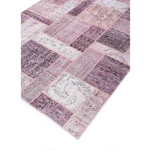 Tapis en laine noués à la main Provenance, rose et violet, patchwork rectangulaire classique pour la décoration de la maison et du salon, 9x12 rectangulaire - Product Image 2