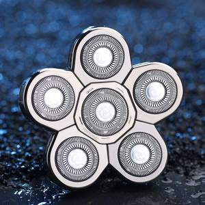 Cabezal de Repuesto para Afeitadora Eléctrica con 6 Cuchillas, Recortadora Rotativa para Cara y Cuerpo, Lavable - Product Image 4