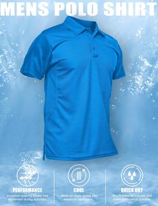 Polos informales de alta calidad OEM a precio de fábrica para hombre, Polo bordado transpirable de secado rápido a granel para Polo personalizado - Product Image 5