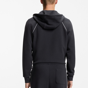 Fashionable High Quality <b>Fleece</b> Oversize Men <b>Hoodie</b> With <b>Zip</b> <b>Up</b> Closure Polyester/Cotton Material For Relaxed Fit Wholesale Rate - Product Image 6