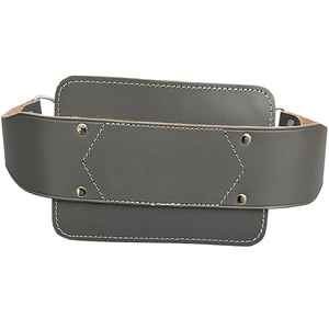 เข็มขัดหนังยกน้ำหนักออกกำลังกายยิมพร้อมโลโก้ปรับแต่งได้และโซ่เหล็ก - Product Image 1