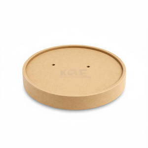 Coperchio in Carta Kraft Usa e Getta da 8-12 oz per Tazze da Zuppa - Product Image 2