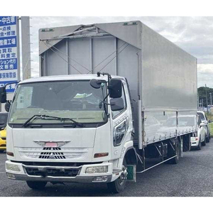 Camión lateral de cortina Mitsub-ishi Fuso Fighter usado, espacioso, eficiente e ideal para transporte de larga distancia - Product Image 3