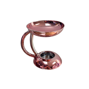 Gran oferta, hermosa cera calentadora de aceite de fragancia chapada en cobre y quemador de aceite para el hogar y el baño para Navidad - Product Image 1