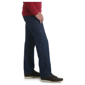 Jeans pour hommes bleus respirant coton imprimé personnalisé de la plus haute qualité doux confortable Style japonais tissé tissage technique lavée - Product Image 3